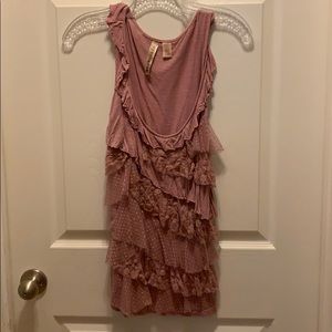Dusty Rose Layered Tank Top